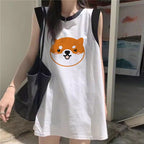 Women's Loose-Fit Printed Cotton Tank Top