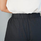 Women's Lined Elastic-Waist Trousers with Pockets