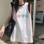 Women's Loose-Fit Printed Cotton Tank Top
