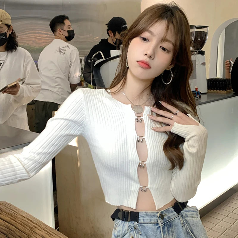 Women's Long-Sleeve Knit Top