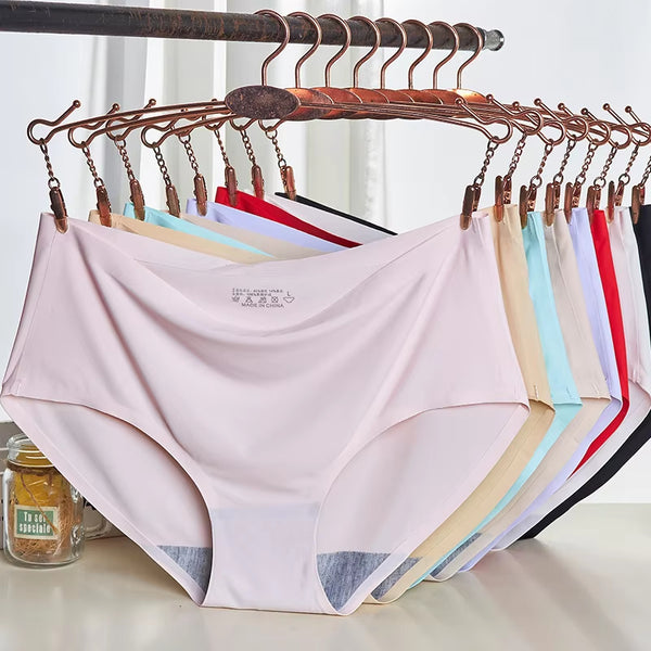 Muuv-It Sexy Ice Silk Solid Underwear