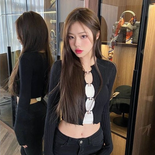 Women's Long-Sleeve Knit Top