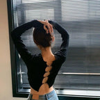 Women's Long-Sleeve Knit Top