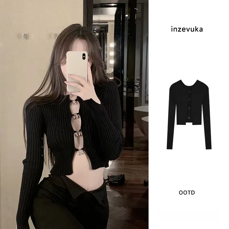 Women's Long-Sleeve Knit Top