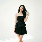 Women's Ruched Strapless Tube Top
