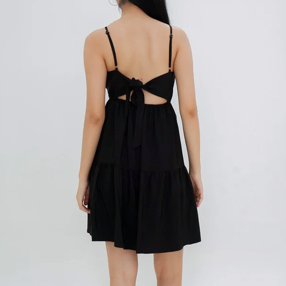 Women's V-Neck Sleeveless Dress