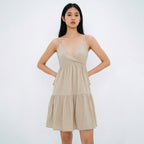 Women's V-Neck Sleeveless Dress