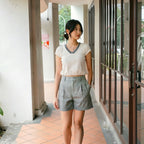 Women's High-Waist Wide-Leg Shorts