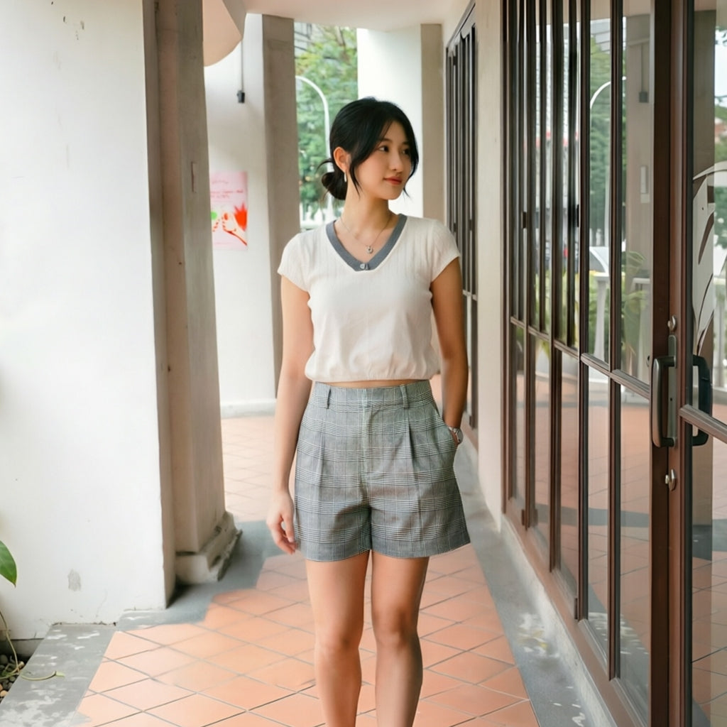Women's High-Waist Wide-Leg Shorts
