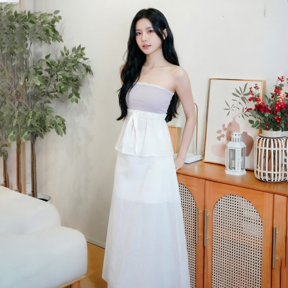 Women's Strapless Lace Tube Top