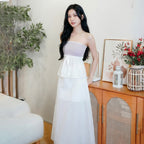 Women's Strapless Lace Tube Top