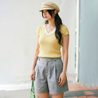 Women's High-Waist Wide-Leg Shorts