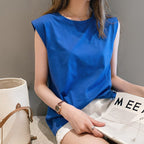 Women's Crew-Neck Sleeveless Tank Tee