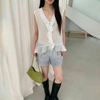 Women's High-Waist Wide-Leg Shorts