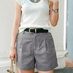 Women's High-Waist Wide-Leg Shorts