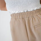 Women's Pleated-Front Shorts with Side Pockets