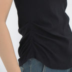 Women's Contrast-Trim Sleeveless Tank Top