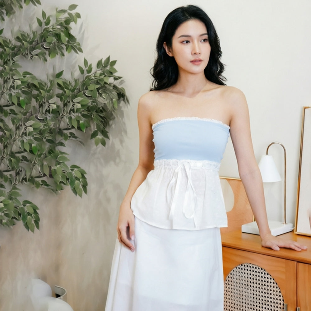 Women's Strapless Lace Tube Top