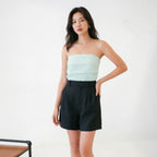 Women's Pleated-Front Shorts with Side Pockets