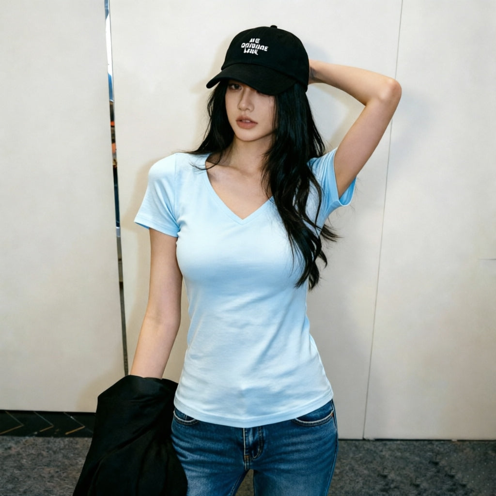 Women's V-Neck Short-Sleeve T-Shirt