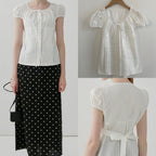 Women's Puff-sleeve Short-Sleeve Blouse