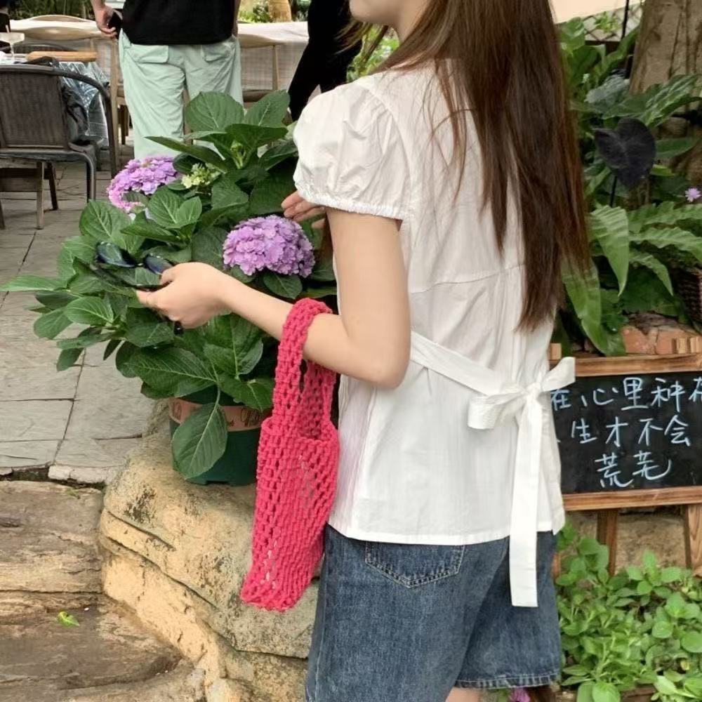 Women's Puff-sleeve Short-Sleeve Blouse