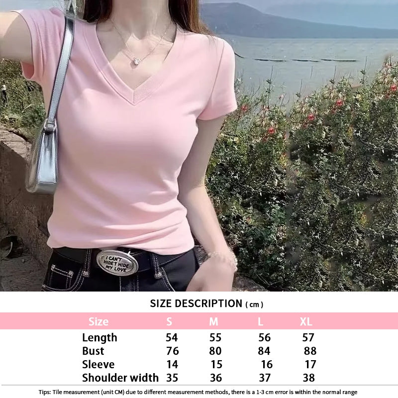 Women's V-Neck Short-Sleeve T-Shirt