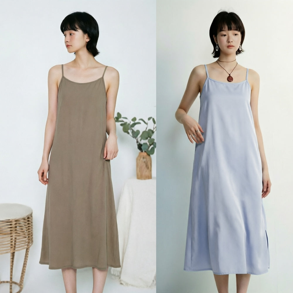 Women's Sleeveless Midi Dress