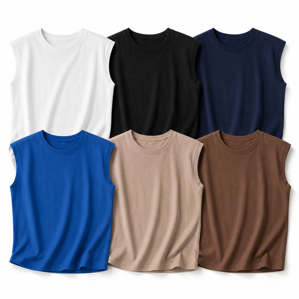 Women's Crew-Neck Sleeveless Tank Tee