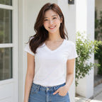 Women's V-Neck Short-Sleeve T-Shirt