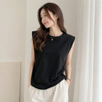 Women's Crew-Neck Sleeveless Tank Tee