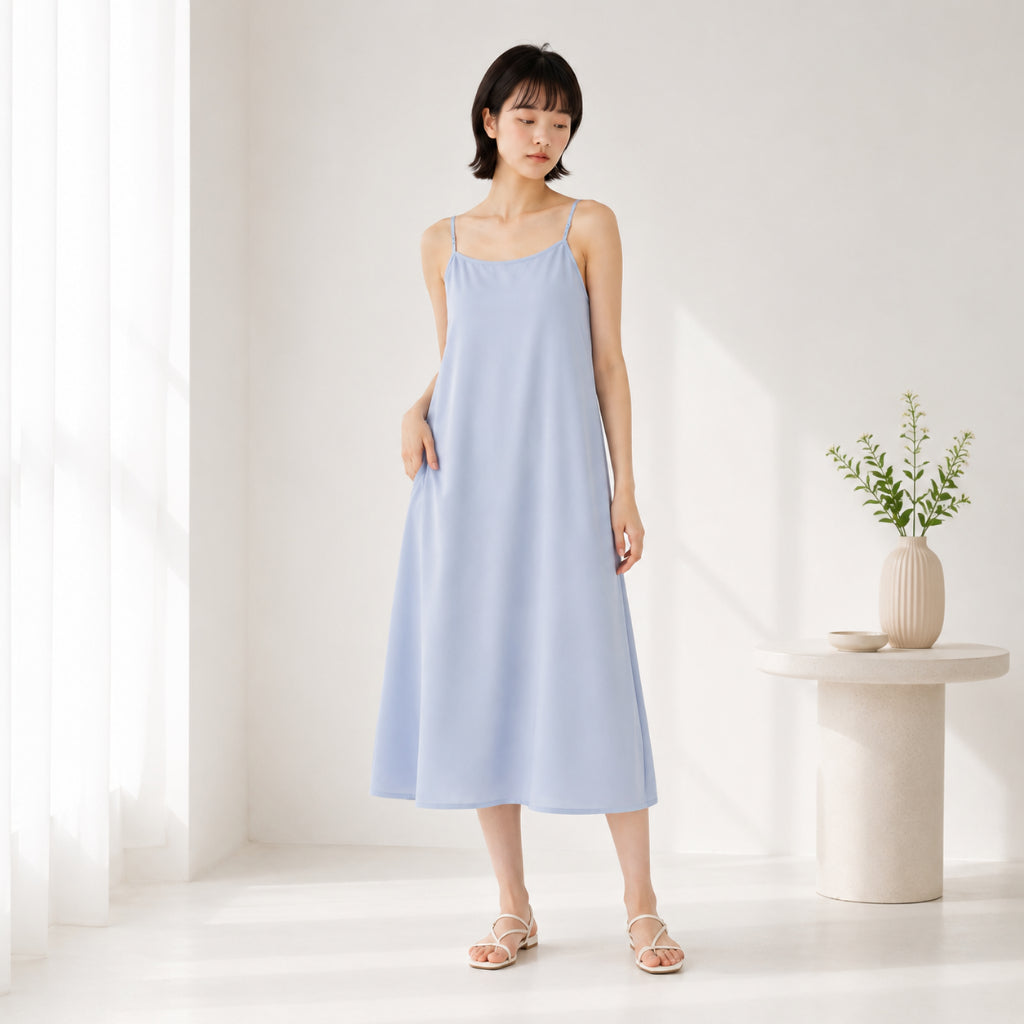 Women's Sleeveless Midi Dress