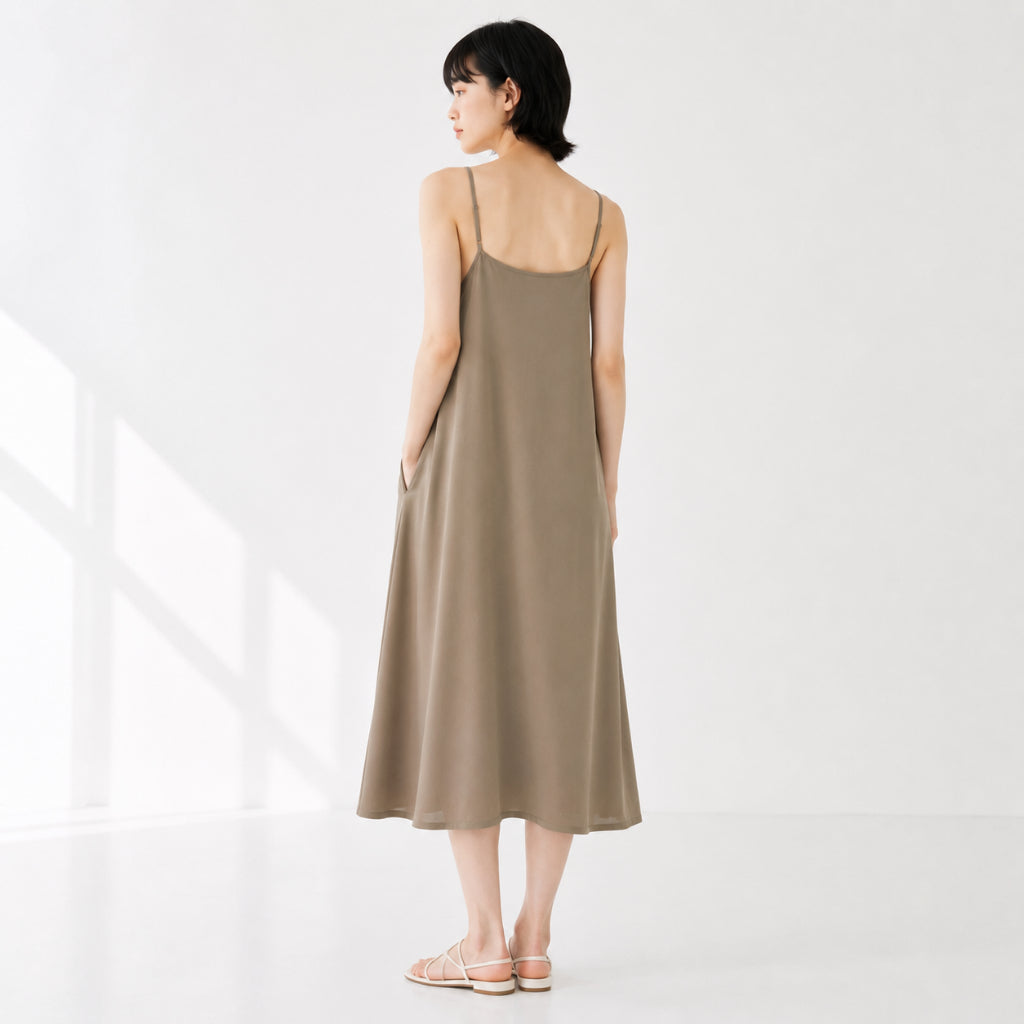 Women's Sleeveless Midi Dress