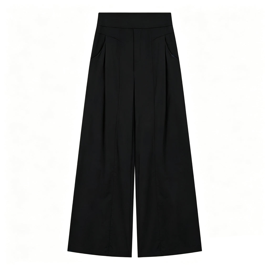 Women's High-Waist Slight-Flare Trousers