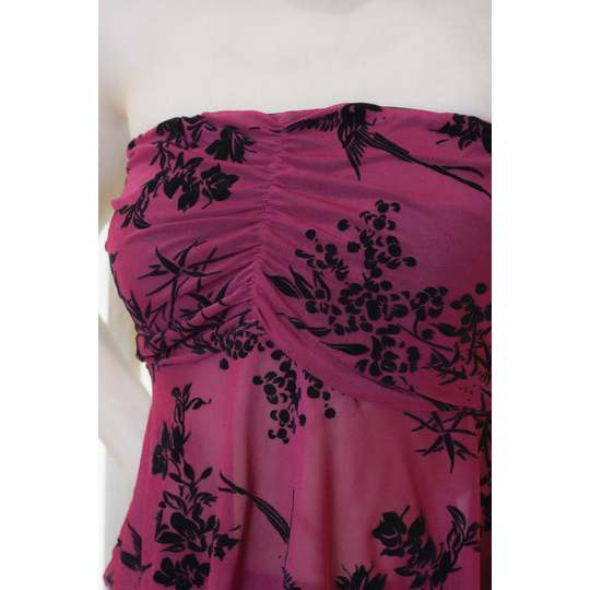Women's Mesh Floral Tank Top
