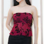 Women's Mesh Floral Tank Top