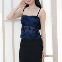 Women's Mesh Floral Tank Top