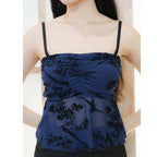 Women's Mesh Floral Tank Top