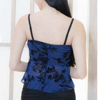 Women's Mesh Floral Tank Top